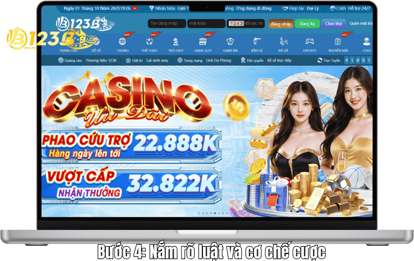 Bước 4: Nắm rõ luật và cơ chế cược
