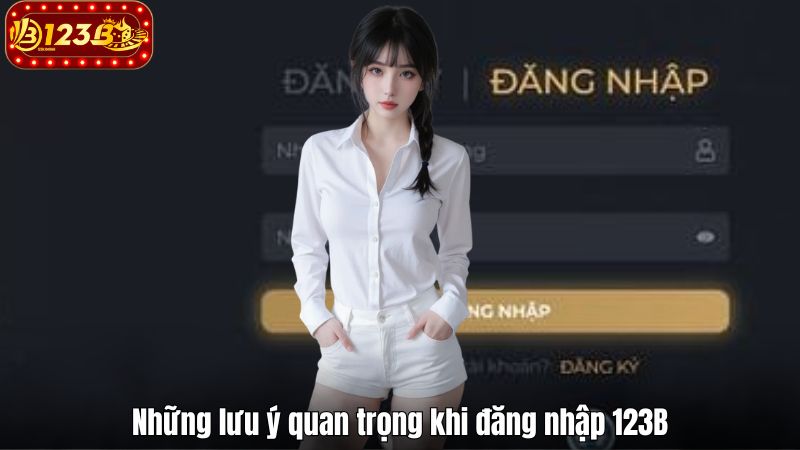 Những lưu ý quan trọng khi đăng nhập 123B